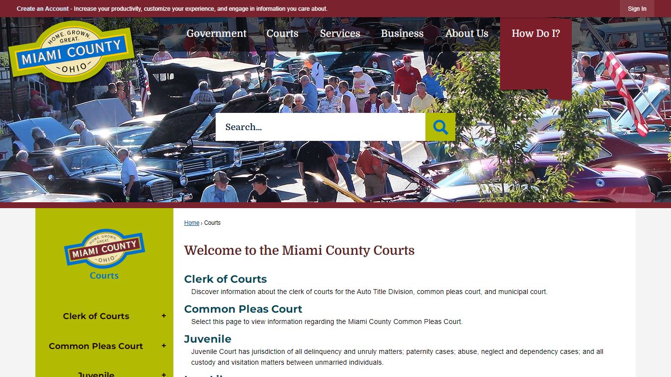 Welcome to the Miami County Courts | Miami County, OH ...